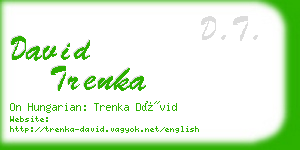 david trenka business card